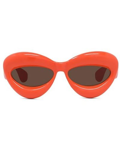 Loewe Cat-eye Frame Sunglasses - Red
