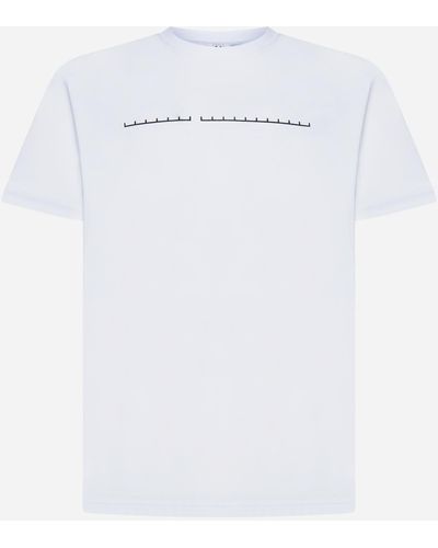 Random Identities Logo Print Cotton T-Shirt - White