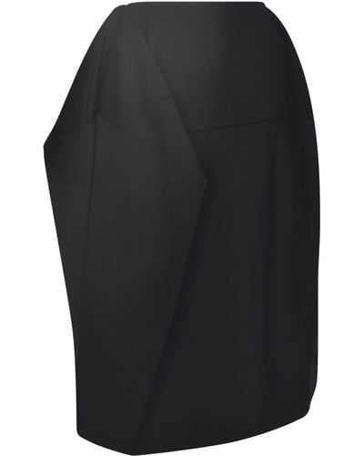 Comme des Garçons Asymmetric Wide Skirt - Black