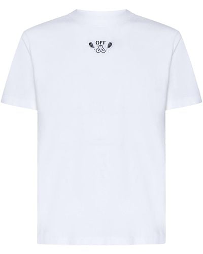 Off-White c/o Virgil Abloh Off- Bandana Arrow Cotton T-Shirt - White