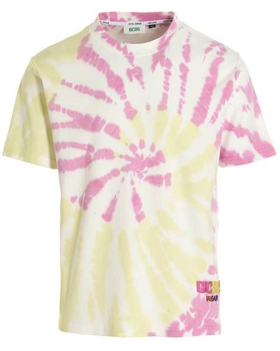 Gcds Tie-dye T-shirt - Pink