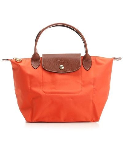 Longchamp Le Pliage Zip-up Small Tote Bag - Red