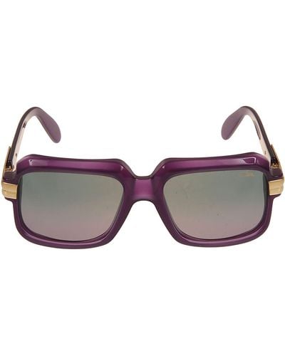 Cazal Square Frame Sunglasses - Purple