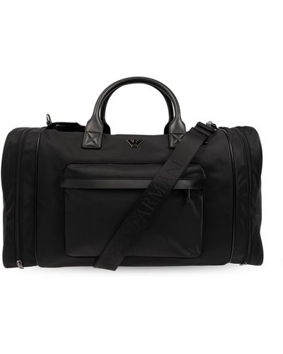 Emporio Armani Sustainability Collection Travel Bag - Black