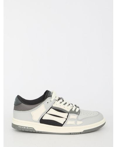 Tory Burch Skel Panelled Leather Trainers - Grey