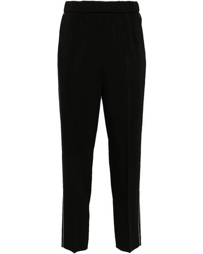 Peserico Tapered Trousers - Black