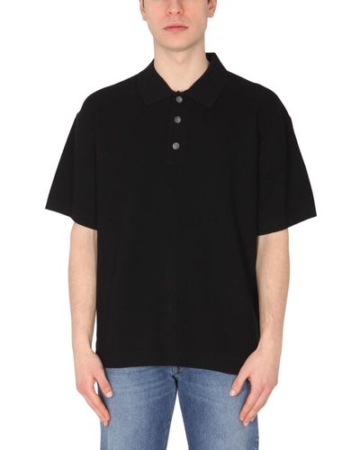 Theory Regular Fit Polo - Black