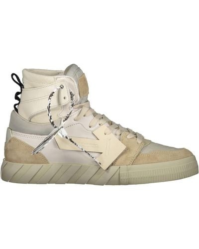 Off-White c/o Virgil Abloh High-Top Sneakers - Natural