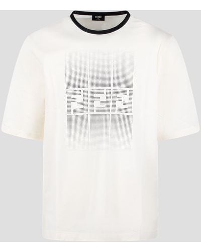 Fendi Gradient Ff T-shirt - White