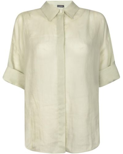 Lorena Antoniazzi Short-Sleeved Shirt - White