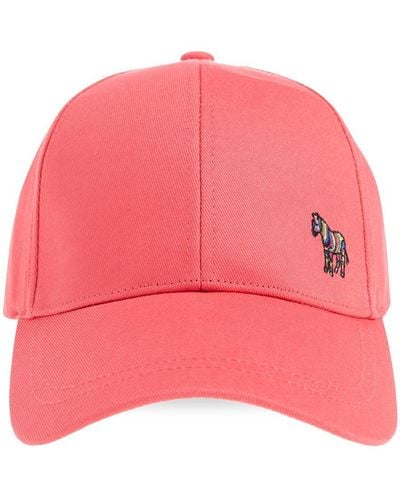 PS by Paul Smith Ps Paul Smith Baseball Cap With Patch - Pink