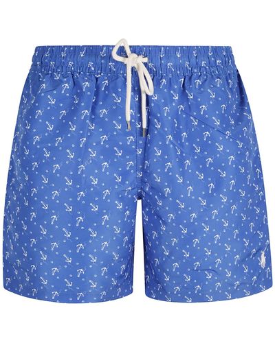 Ralph Lauren Anchor Printed Shorts - Blue