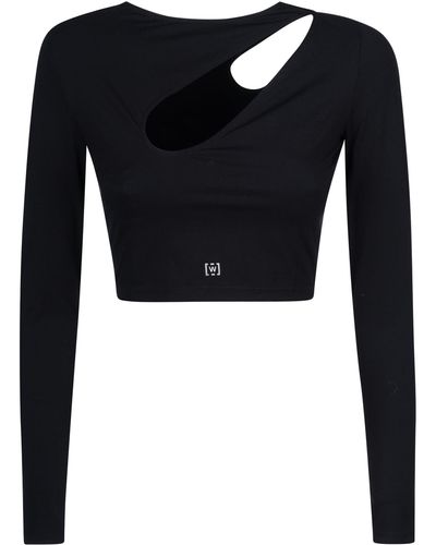 Wolford Warm Up Long Sleeves Top - Black