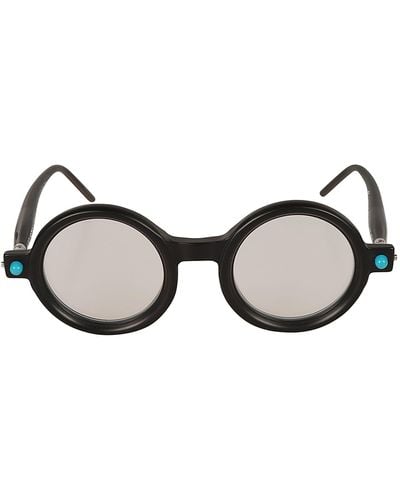 Kuboraum Round Frame Glasses - Brown