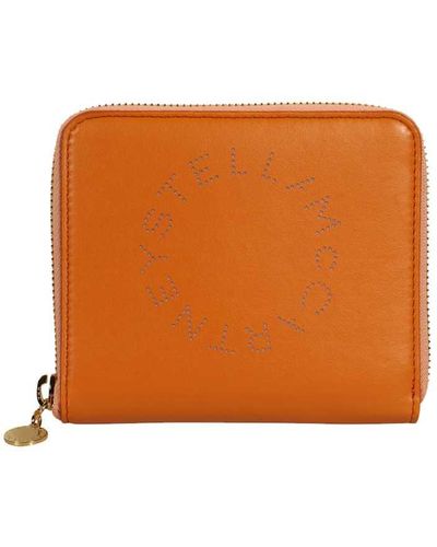 Stella McCartney Stella Logo Alter-nappa Wallet - Orange