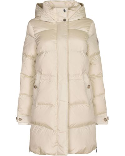 Woolrich Concealed Long Padded Jacket - Natural