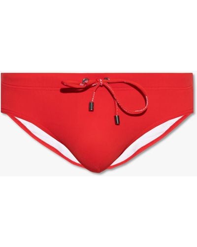 Dolce & Gabbana Swimming Briefs - Red