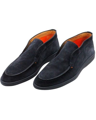 Santoni Desert Boot Shoe - Blue