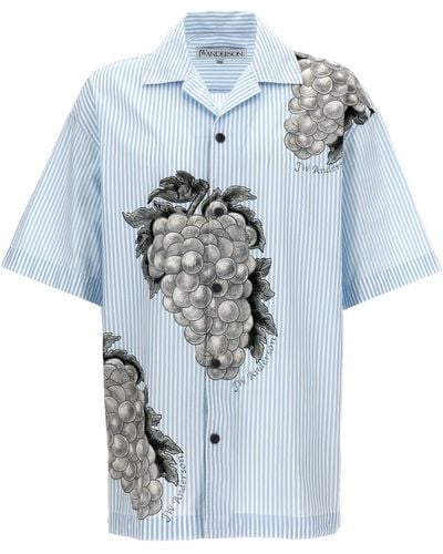 JW Anderson Grape Shirt, Blouse - Blue