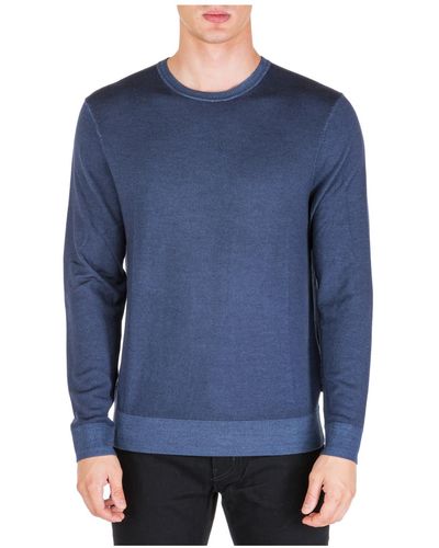 Michael Kors Crew Neck Neckline Sweater Sweater Pullover - Blue
