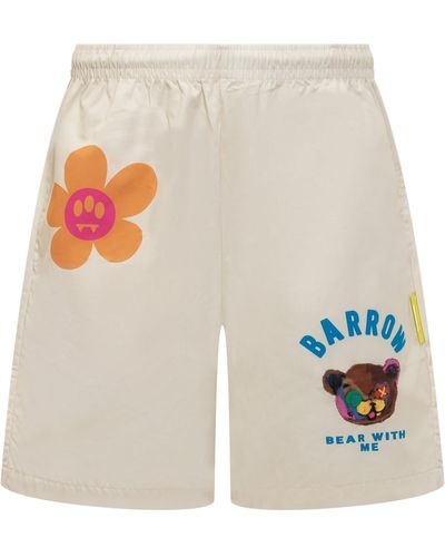 Barrow Bear Shorts - White