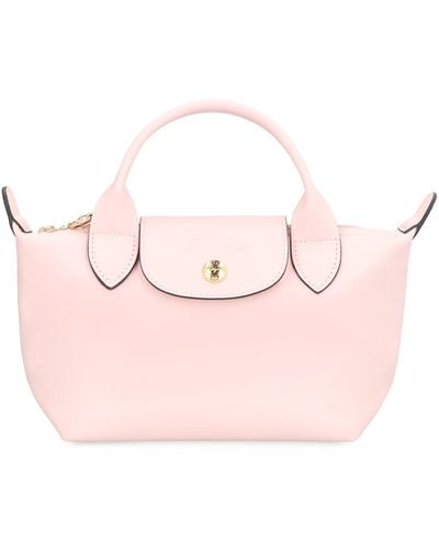 Longchamp Xs Le Pliage Xtra Leather Handbag - Pink
