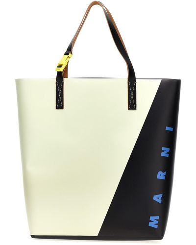 Marni Logo Shopping Bag - Multicolour