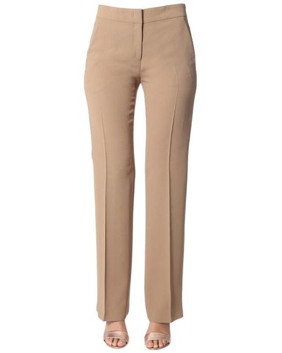 N°21 Pants With Side Band - Natural