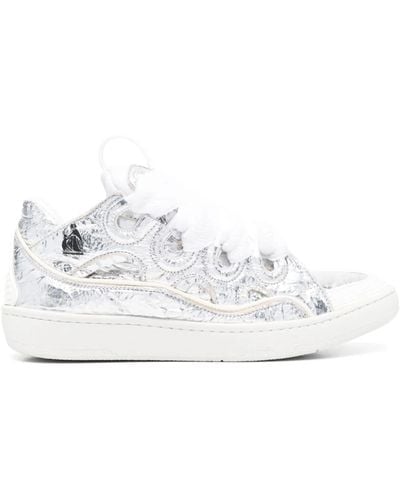 Lanvin Curb Sneakers - White