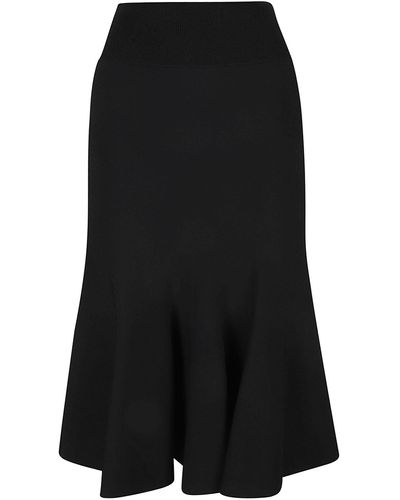 Stella McCartney Compact Knit Skirt - Black