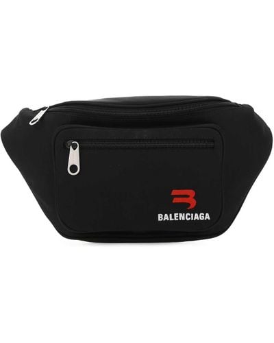 Balenciaga Nylon Medium Explorer Belt Bag - Black