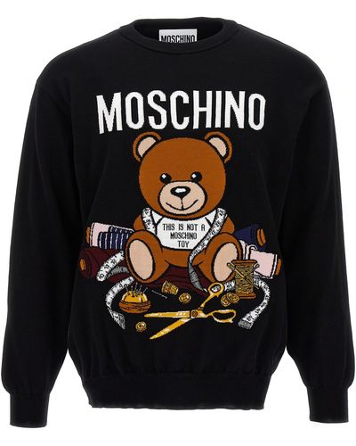Moschino Teddy Sweater - Black