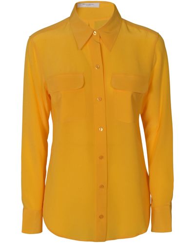Equipment Cargo Pocket Shirt - Yellow