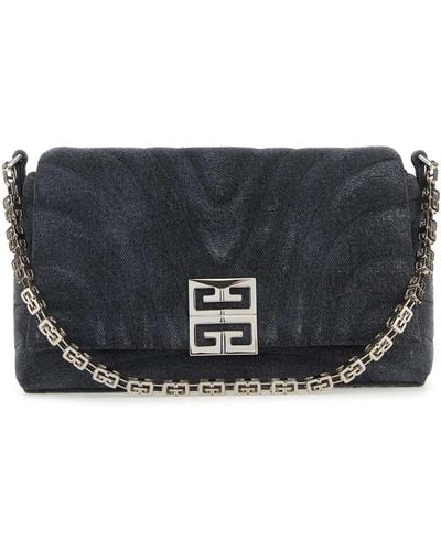 Givenchy Denim Medium 4G Soft Handbag - Black