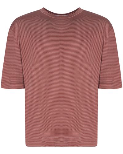 Lardini Jersey Striped/ T-Shirt - Pink