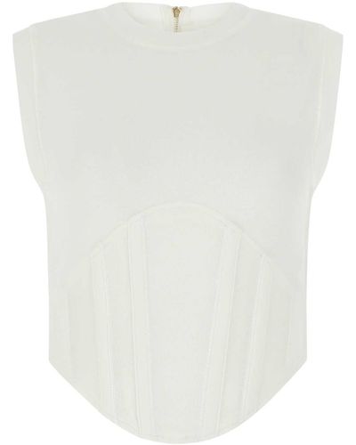 Dion Lee Cotton Top - White