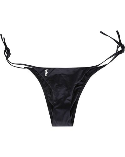 Polo Ralph Lauren Logo Detail Panties - Black