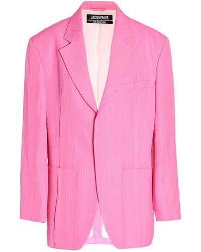 Jacquemus La Veste D Blazer And Suits - Pink