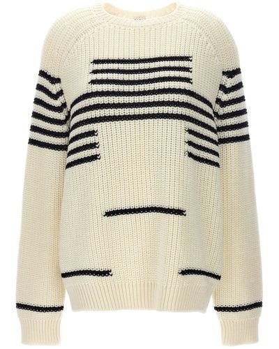 Loewe Sweater In Wool Blend - Natural