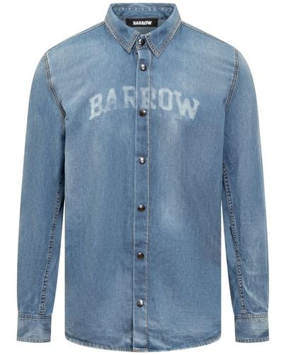 Barrow Denim Shirt - Blue