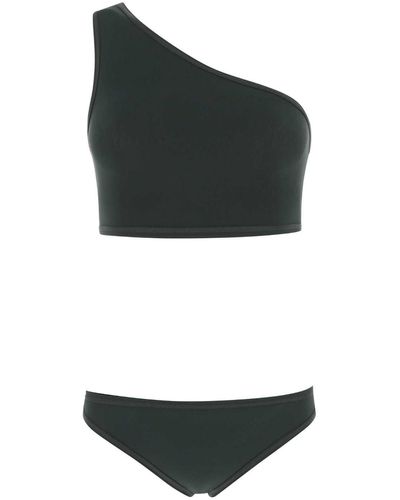 Bottega Veneta Slate Stretch Nylon Bikini - Black