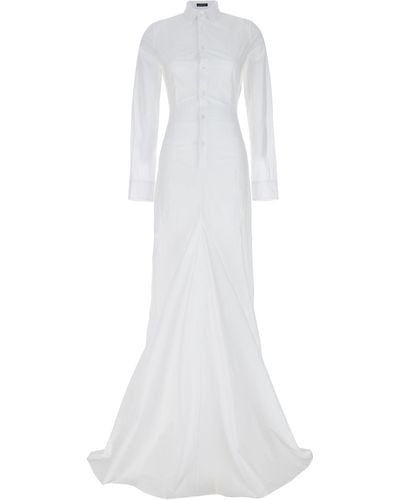 Ann Demeulemeester Che Factory Dresses - White