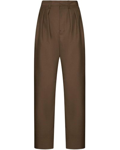 Lemaire Trousers - Brown