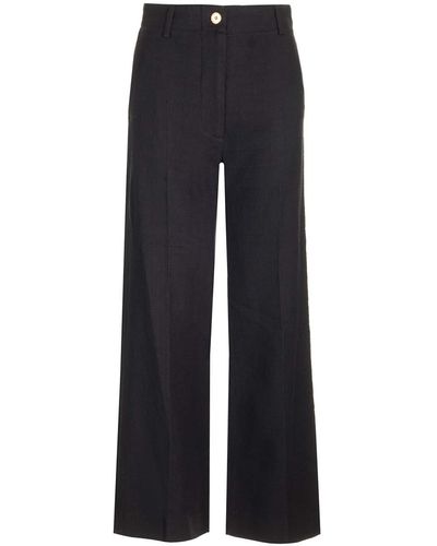 Patou Stretch Tweed Trousers - Blue