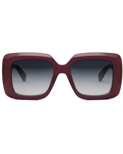 Celine Square Frame Sunglasses - Brown