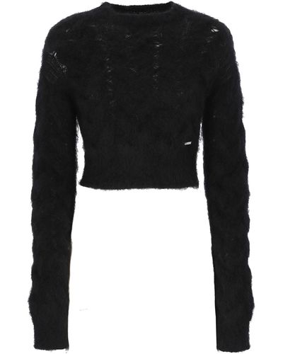 DSquared² 3d Cable Sweater - Black