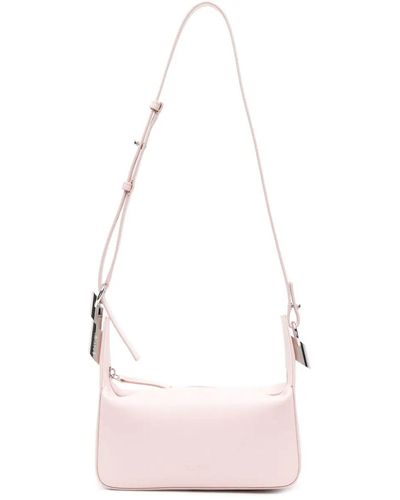 Lanvin Light Tasche Leather Shoulder Bag - Pink