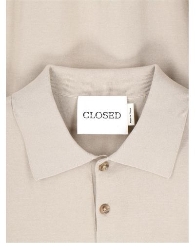 Closed Cotton Polo Shirt - Natural
