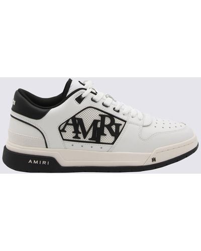 Amiri And Leather Sneakers - White