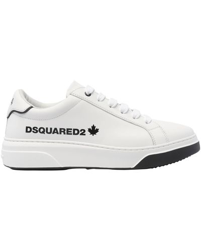 DSquared² Bumper Leather Trainers - White